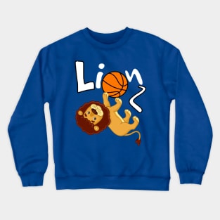 Lionz Basketball Squad Warmup Jersey Crewneck Sweatshirt